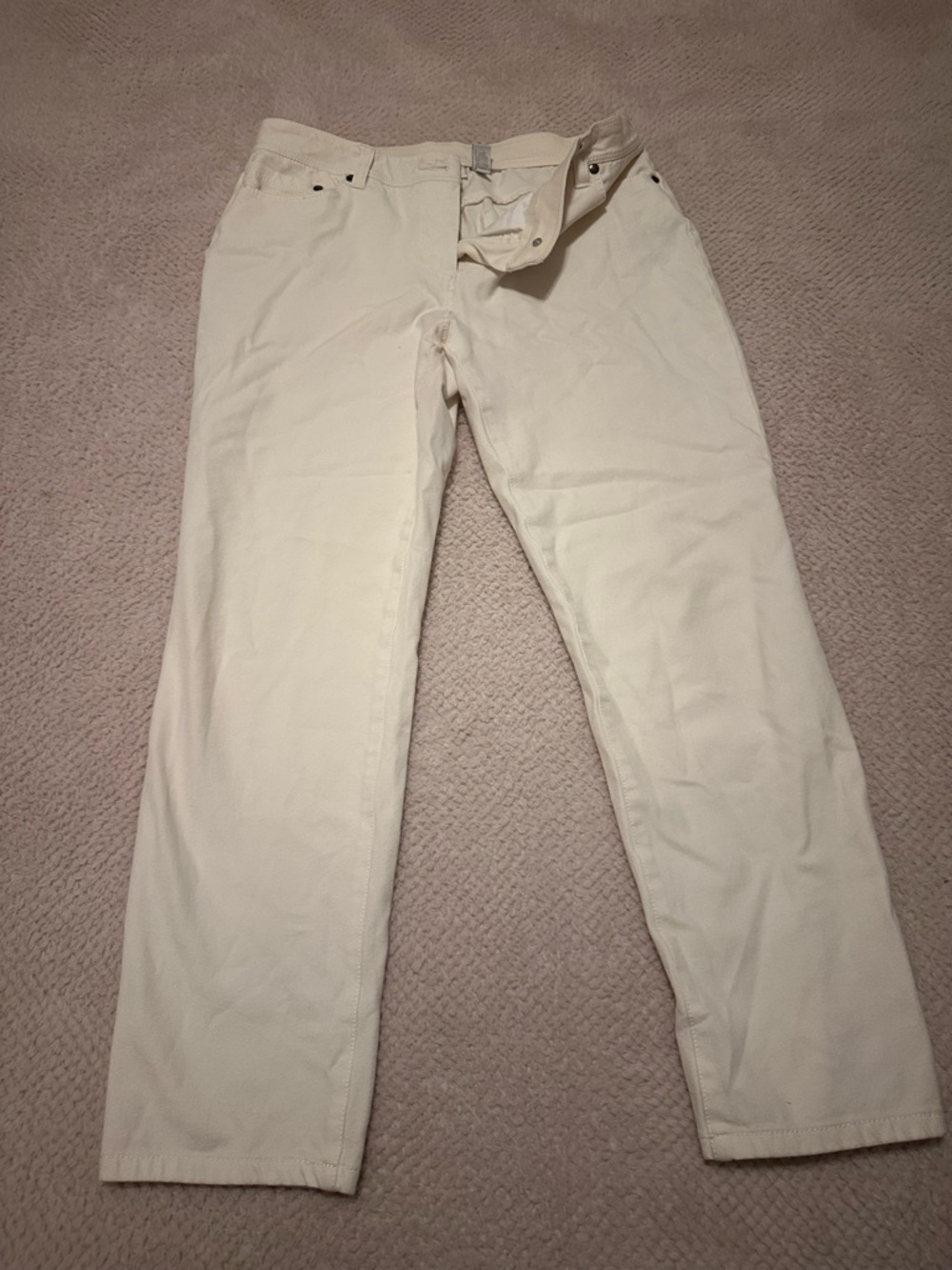 Chico's Soft Cream Pull-On Pants